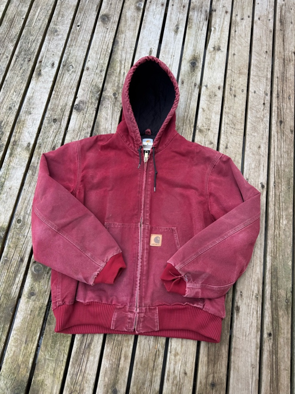 Vtg Carhartt Men’s J130 CRI “Crimson” Active Jacket (L)